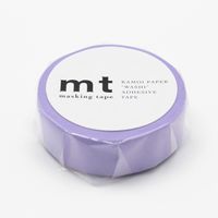 MT Solids Washi Paper Masking Tape, 3/5" x 33', Lavender (MT01P186)