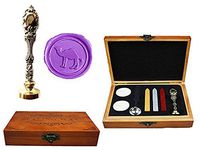 MNYR Camel Decorative Luxury Wood Box Silver Metal Peacock Wedding Invitations Gift Cards Paper Stationary Envelope Seals Custom Logo Wax Seal Sealing Stamp Wax Sticks Melting Spoon Wood Gift Box Kit
