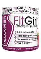 FitGirl RecovHer Women's BCAA 2:1:1, Strawberry Lemonade, 40 Servings, Specifically Made for Women