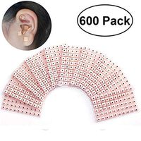 600 Counts Disposable Ear Press Seeds Acupuncture Vaccaria Plaster Bean Massagee Multi-Condition Ear Seed Acupressure Kit