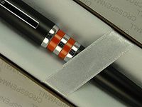 Cross Mason Executive Companion Satin Matte Black with Red Accent and Cross Signature Center Rings Ballpoint Pen