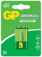GP Greencell 9V PP3 Zinc Chloride Battery