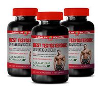 Aphrodisiac Pills for Men - Best Testosterone Booster for Men - tribulus with Horny Goat Weed - 3 Bottles 180 Capsules