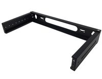KENUCO 1U 19 Inch Metal Steel Hinged Extendable Wall Mount Bracket Network Equipment Rack Mounting Hinge