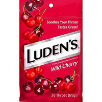 Special pack of 5 J&J (Johnson & Johnson) CONSUMER SECTOR LUDEN'S THROAT DROP BAG CHERRY 30 per pack