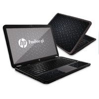 Mightyskins Skin Compatible with Hp Pavilion G6 Laptop with 15.6" Screen Wrap Sticker Skins Black Diamond Plate