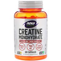 Creatine Monohydrate Mass Building Energy Production 750 mg 120 Capsules