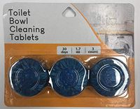 Toilet Bowl Cleaning Tablets (3 per Pack), 72 Packs/Full case