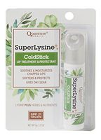 Quantum Health Super Lysine+ ColdStick, Original Unscented - Soothes, Moisturizes, Protects Lips, Herbal Lip Balm, SPF 21, 5 gm