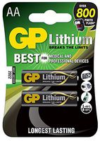 GPBatteries Twin Pack AA Lithium Batteries