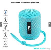 RiderTech 129 Bluetooth Speaker Portable Waterproof Outdoor Wireless Speakers Enhanced Bass Built in Mic, TF Card, Auto Off, FM Radio for Beach, Shower & Home (Flower Mint)