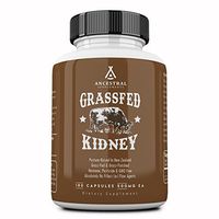 Ancestral Supplements Kidney (High in Selenium, B12, DAO) — Supports Kidney, Urinary, Thyroid, Histamine Health (180 Capsules)