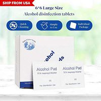 Alcohol Prep Pads, 75% Alcohol Disinfectant Cotton Slices, 50 Pcs Sterile Alcohol Gauze Pads Individually Wrapped Swap Pad Wet Wipe for Home and Outdoor use 2.36in2.36in