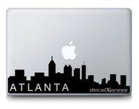 Atlanta Skyline City - Decal Sticker for MacBook, Air, Pro All Models