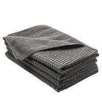 Topsky Microfiber Dish Rags Super Absorbent Kitchen Towels Dish Cloths for Washing Dishes Fast Drying Cleaning Cloth,19inch x 16inch (4pcs)