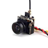 FPV Camera, Rcharlance Micro AIO FPV Camera 40 CH Upgraded VTX20 5.8G FPV Camera M8 800TVL Lens FPV Camera 150° Wide Angle with Video Transmitter for Racing Quadcopter.