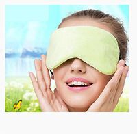 WE&ZHE Hot Compress Eye Cover Electric Sleep Goggles - USB Jack + Second Gear Temperature Control Switch - To Relieve Eye Fatigue And Eliminate The Dark Circles , yellow