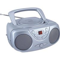 SYLVANIA SRCD243M SILVER Portable CD Boom Boxes with AM/FM Radio (Silver) electronic consumer Electronics