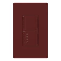 Lutron MA-L3T251-MR Maestro 300 Watt Single Pole Dimmer And Timer Switch, Merlot