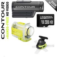 Contour ROAM Watersport Waterproof HD 1080P Wearable Action Sports Helmet Video Camcorder 170° Wide Lens (Black)