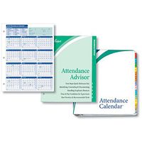 ComplyRight 2018 Attendance Calendar Kit, White, Pack of 100