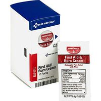 First Aid Only Burn Cream, 10 Packets/Box