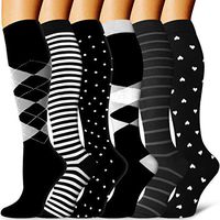 Copper Compression Socks Women and Men-Best for Running,Athletic,Varicose Veins,Nursing,Hiking,Recovery & Flight Socks
