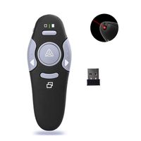 Qui Wireless Presenter Remote RF 2.4GHz USB Presentation Remote Control PowerPoint Presentation Clicker for Mac/Keynote/PC/Laptop/PPT