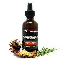 Pine Pollen Tincture - Non-Irradiated! - Nootropic Herb Packed with Amino Acids, Vitamin C, and More - Great for Hair and Skin Care - Vegan/Paleo/Keto Friendly, Gluten Free (2 fl oz)