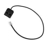 Audicom Telephone Training Adapter Y Splitter with RJ9/RJ12 Plug Connections for Corded Headset or Handset for Cisco Unified Telephone IP Phones 7931G 7940 and Plantronics MX10 Vista Modular Adapters