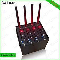 Q24plus 4 port modem pool Wavecom bulk sms quad band Gsm/gprs USB Interface