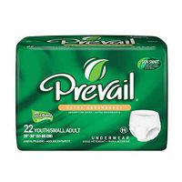 Prevail PV511 Brief Pull Up Small Youth, 20"-34", 22/Bag