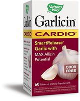 Nature's Way Garlicin Cardio 60 Enteric-Coating Tablets. Pack of 4
