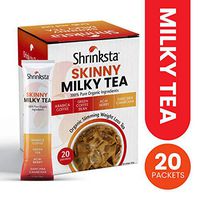 Shrinksta Organic Slimming Milk Tea - All Natural, Vegan and Sugar Free | Perfect On-The-Go Support for The Busy and Health-Conscious | 20 Packets Per Box, 3 Flavors Available