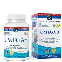 Nordic Naturals Omega-3 Soft Gels - Omega-3 Essential Fatty Acids Aid in Cognition, Heart Health, and Immune Support*, Lemon Flavor, Bonus Size 90 Count