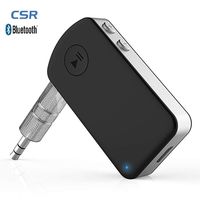 Friencity Bluetooth Receiver for Home Stereo with Microphone, Hands-free Call Car kits Wireless Audio Adapter for Car, Wired Headphones/ Speaker HI-FI Sound System, Driver, 3.5mm Aux, Support Voice Chat