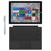 Microsoft Surface Pro 3 Tablet (12-Inch, 128 GB, Intel Core i5, Windows 10) + Microsoft Surface Type Cover