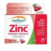 Jamieson Wild Cherry Zinc Lozenges, 30 Lozenges