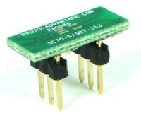 Proto-Advantage SC70-5 to DIP-6 SMT Adapter (0.65 mm Pitch)