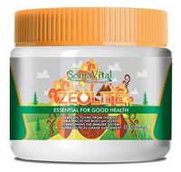 SomaVital Zeolite Powder Removes Toxins, Improves Immune System, Weight Loss Aid, Normalizes Blood Pressure. 100% Organic, Ultra Fine, Non-GMO, Gluten Free, Vegan, Odorless, Tasteless 90 Servings