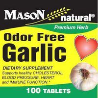 Mason Natural, Odor Free Garlic, 100 Tablets by Mason Vitamins