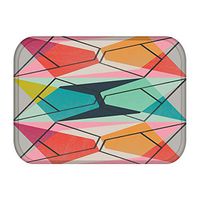 MG554zy0 Geometric Oval Heart Soft Anti-Slip Door Mat Entrance Rug Kitchen Home Carpet Geometric Oval Heart Soft Anti-Slip Door 3#