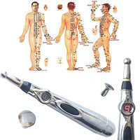 MeterMall Portable Electric Meridian Energy Pen Acupuncture Magnet Therapy Massager Stimulate Acupoint Tools