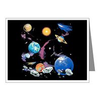 Note Cards (10 Pack) Solar System And Asteroids