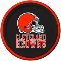 Creative Converting 8 Count Cleveland Browns Paper Dessert Plates