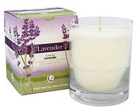 Way Out Wax Aromatherapy Scented Candle, Lavender Fragrance, (6 oz Clear Glass Tumbler); Hand Poured Soy Candles Scented w/ Pure Essential Oils, All-Natural