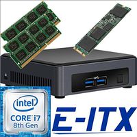 Intel NUC7I7DNKE 8th Generation Core i7 System, 16GB Dual Channel DDR4, 240GB M.2 SSD, NO OS, Pre-Assembled and Tested by E-ITX