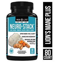 Brain Support Supplement - 27 Nootropics with Absorption Enhancers, Nootropic Stack, Brain Booster, Focus, Anxiety Relief, Vegan, Organic Lion's Mane Mushroom Capsules, Turmeric Curcumin, Bioperine