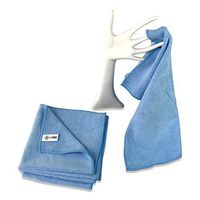 All Kleen Microfiber Cleaning Towel by ClearKleen- Washing - Drying - Polishing -Window - Mirror - Glass Cleaning Towels - Clean Without Soap or Solvents - 16" x 16" - 4 Pack or 8 Pack (4 Pack, Blue)