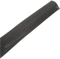 Techflex CCP0.50BK Flexo Clean Cut 1/2-Inch Braided Cable Sleeve, Black - 100 Feet